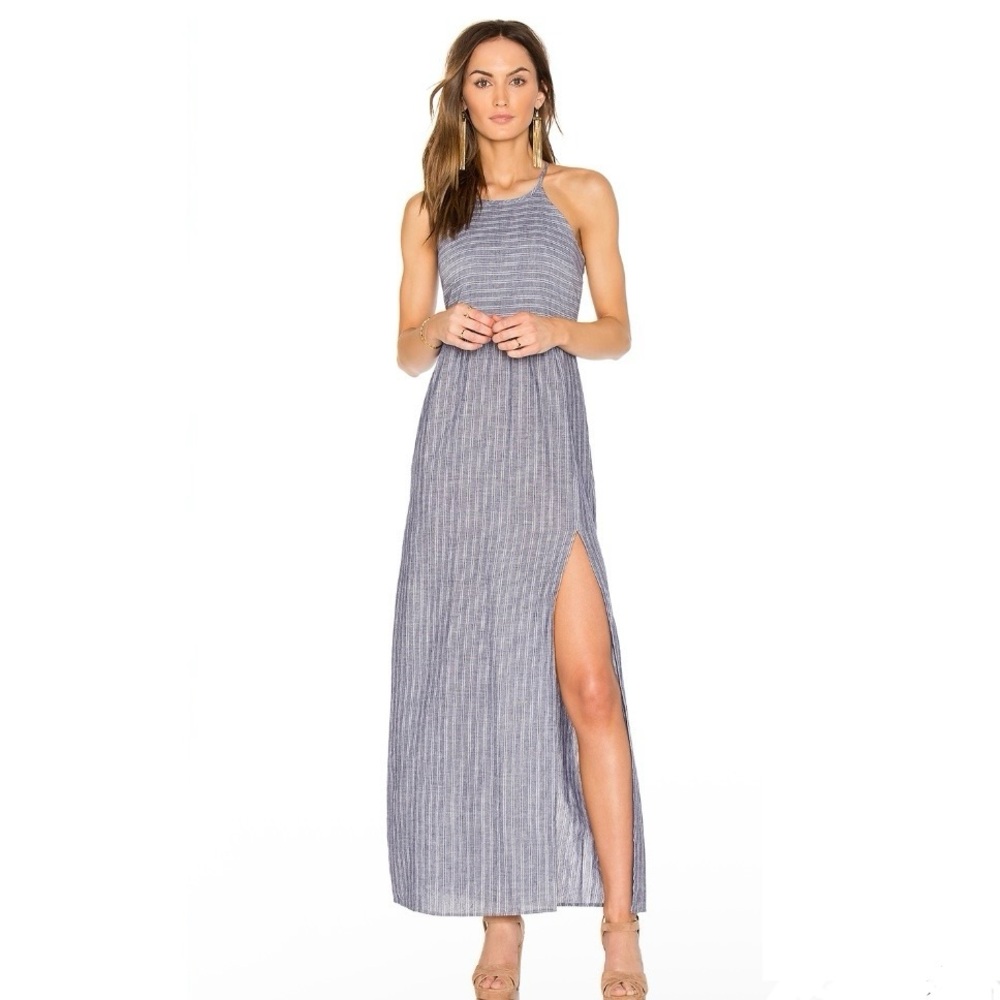 HEARTLOOM Karstyn Dress Chambray Maxi Dress